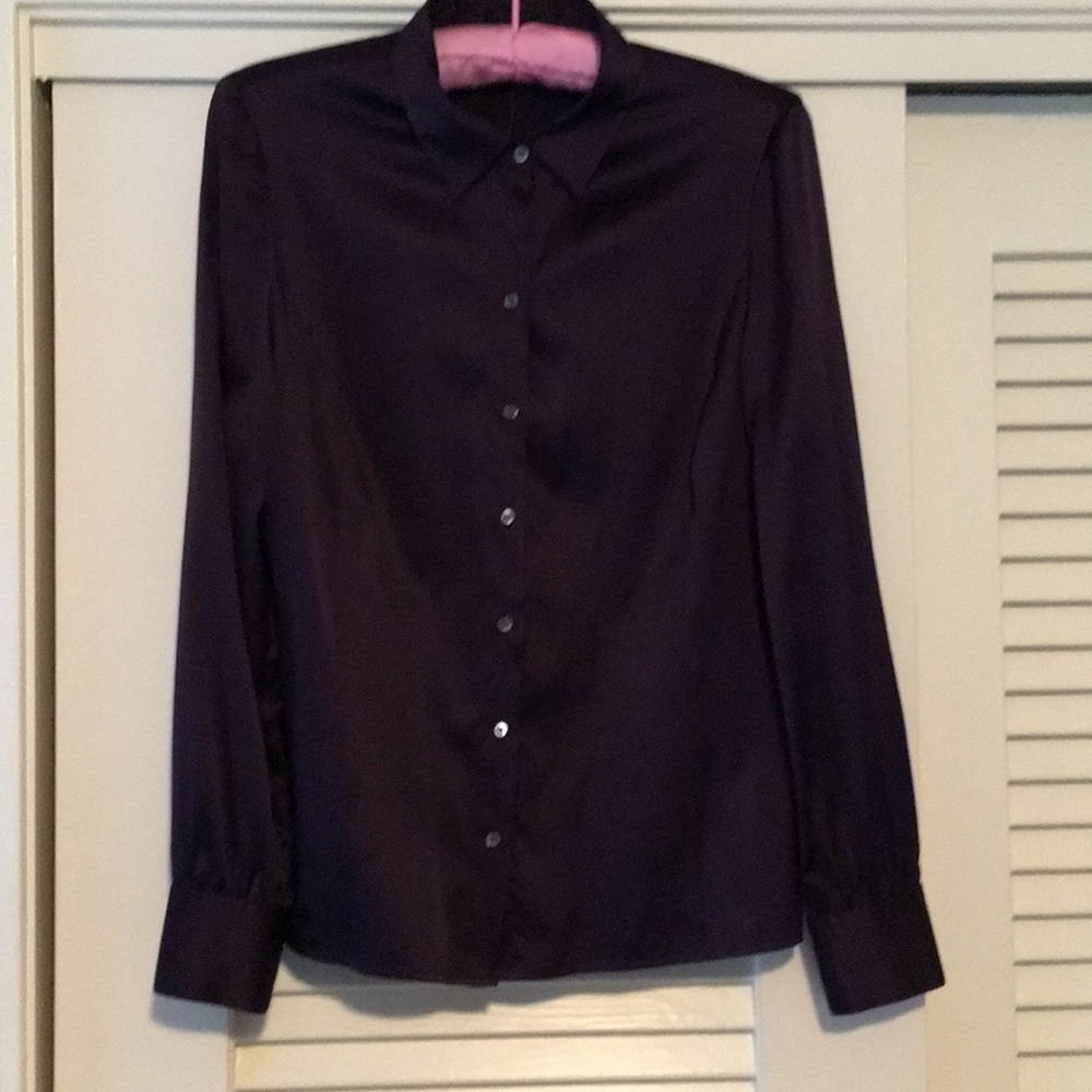 Ann Taylor purple blouse